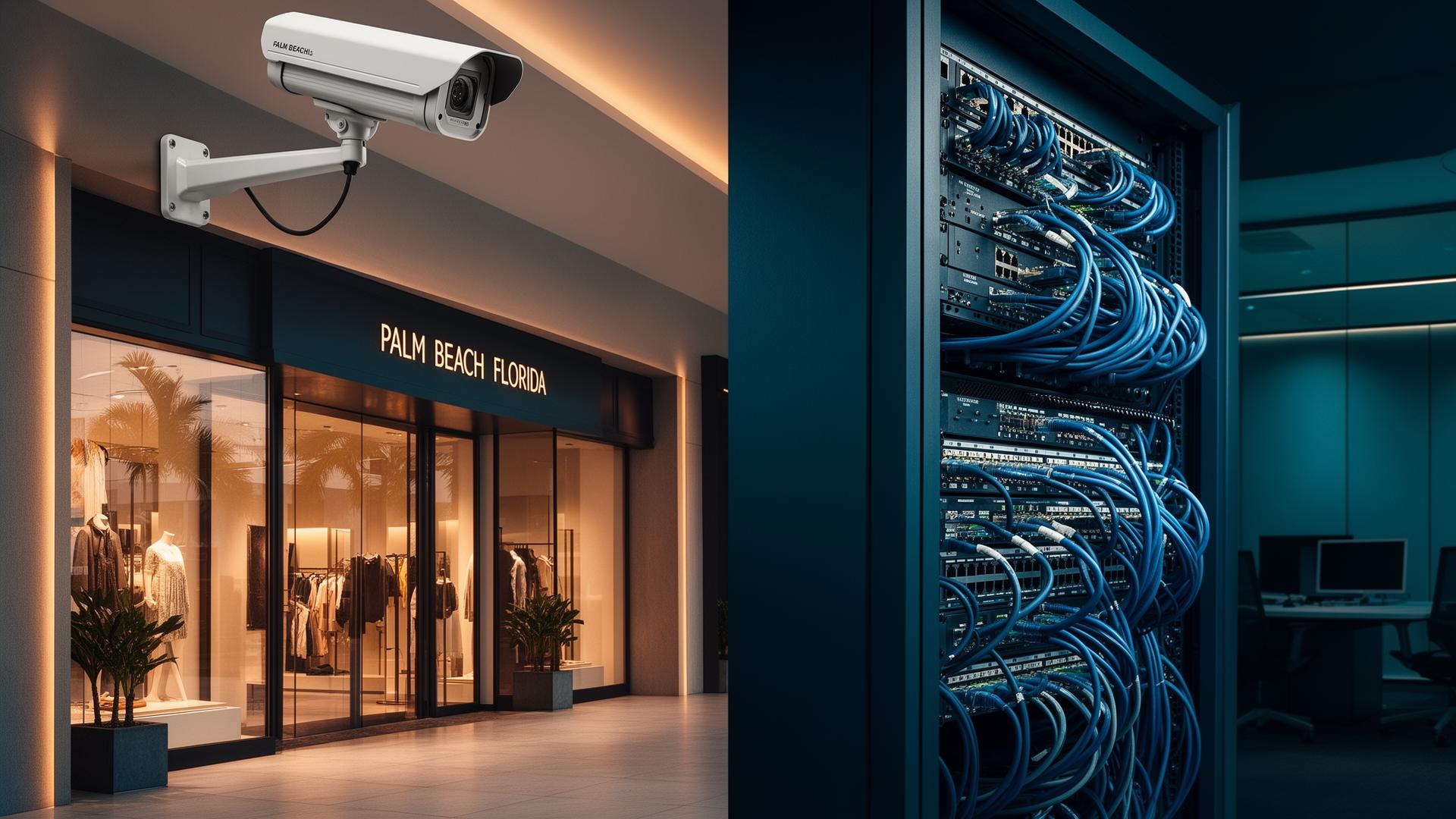 Business security camera and telecom installation in Palm Beach County
